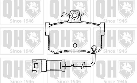 Quinton Hazell BP409 - Bremžu uzliku kompl., Disku bremzes autospares.lv