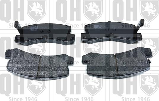 Quinton Hazell BP489 - Brake Pad Set, disc brake www.autospares.lv