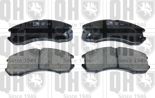 Quinton Hazell BP427 - Brake Pad Set, disc brake www.autospares.lv