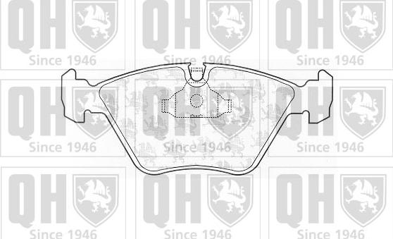 Quinton Hazell BP473 - Bremžu uzliku kompl., Disku bremzes autospares.lv