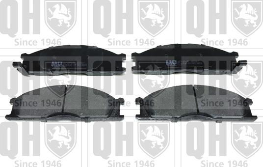 Quinton Hazell BP472 - Brake Pad Set, disc brake www.autospares.lv