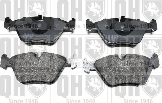 Quinton Hazell BP555 - Brake Pad Set, disc brake www.autospares.lv