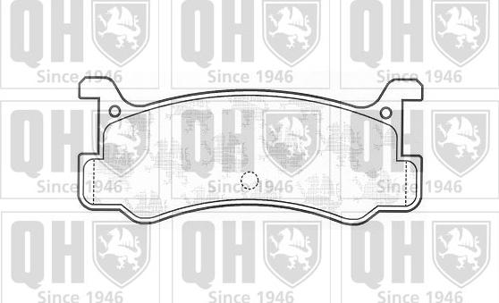 Quinton Hazell BP560 - Bremžu uzliku kompl., Disku bremzes www.autospares.lv