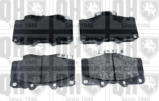 Quinton Hazell BP589 - Brake Pad Set, disc brake www.autospares.lv