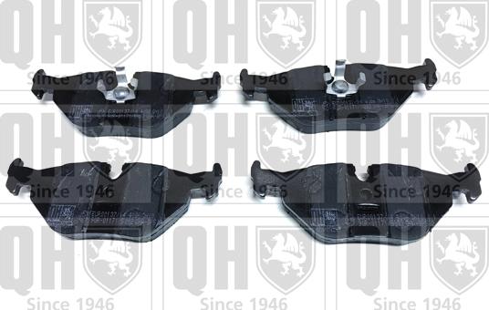 Quinton Hazell BP532 - Brake Pad Set, disc brake www.autospares.lv