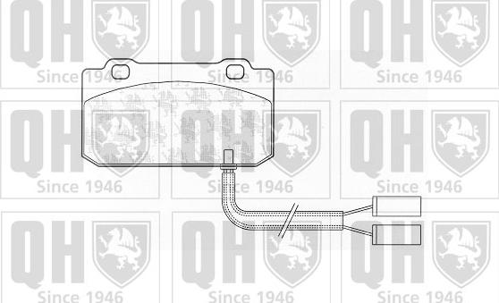 Quinton Hazell BP526 - Bremžu uzliku kompl., Disku bremzes autospares.lv