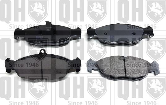 Quinton Hazell BP523 - Brake Pad Set, disc brake www.autospares.lv