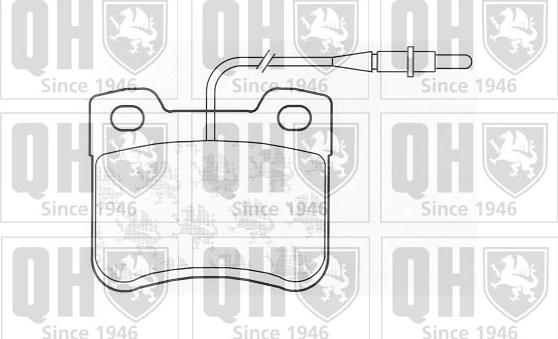 Quinton Hazell BP522 - Bremžu uzliku kompl., Disku bremzes www.autospares.lv