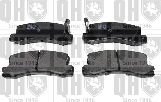 Quinton Hazell BP695 - Brake Pad Set, disc brake www.autospares.lv