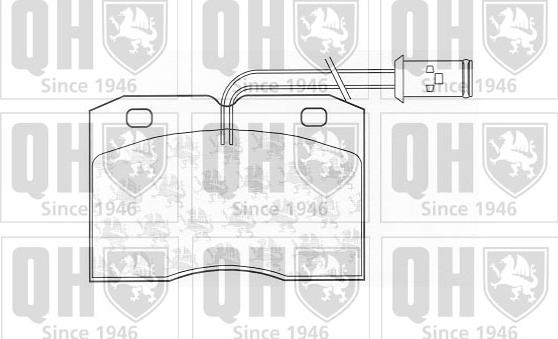 Quinton Hazell BP687 - Bremžu uzliku kompl., Disku bremzes www.autospares.lv