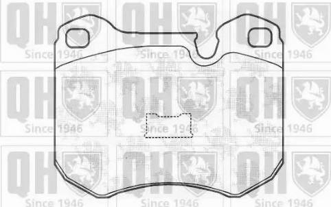 Quinton Hazell BP627 - Bremžu uzliku kompl., Disku bremzes www.autospares.lv