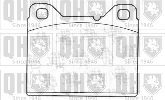 Quinton Hazell BP149 - Bremžu uzliku kompl., Disku bremzes www.autospares.lv