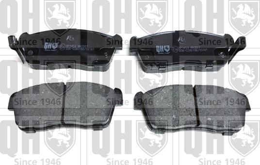 Quinton Hazell BP1453 - Brake Pad Set, disc brake www.autospares.lv