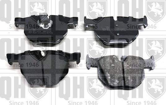 Quinton Hazell BP1466 - Brake Pad Set, disc brake www.autospares.lv