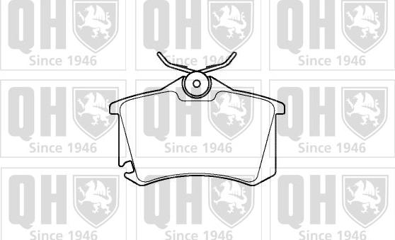 Quinton Hazell BP1418 - Bremžu uzliku kompl., Disku bremzes www.autospares.lv