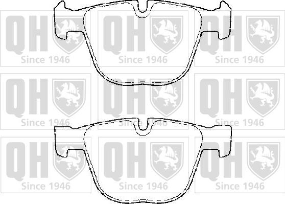 Quinton Hazell BP1483 - Bremžu uzliku kompl., Disku bremzes www.autospares.lv