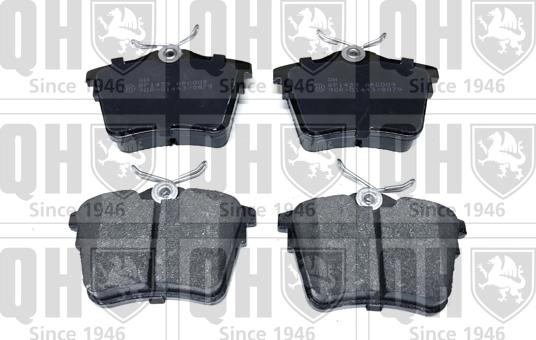 Quinton Hazell BP1439 - Brake Pad Set, disc brake www.autospares.lv