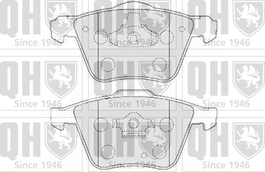 Quinton Hazell BP1548 - Bremžu uzliku kompl., Disku bremzes www.autospares.lv