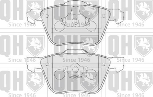 Quinton Hazell BP1547 - Bremžu uzliku kompl., Disku bremzes www.autospares.lv