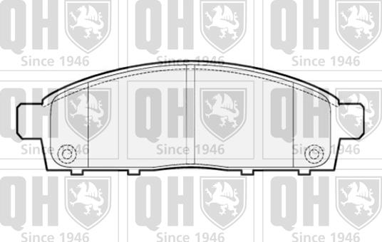 Quinton Hazell BP1565 - Bremžu uzliku kompl., Disku bremzes www.autospares.lv