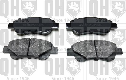 Quinton Hazell BP1505 - Brake Pad Set, disc brake www.autospares.lv