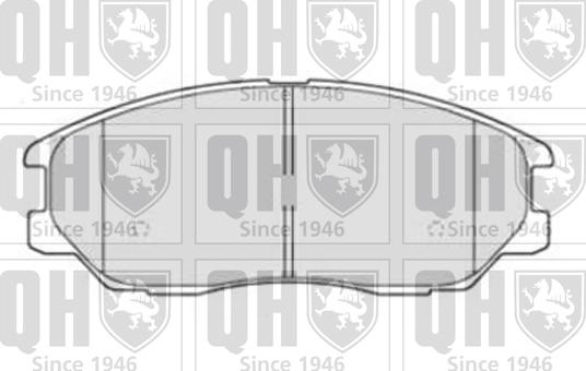 Quinton Hazell BP1510 - Bremžu uzliku kompl., Disku bremzes www.autospares.lv