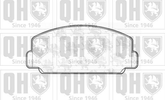 Quinton Hazell BP158 - Bremžu uzliku kompl., Disku bremzes www.autospares.lv