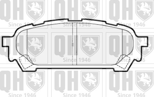 Quinton Hazell BP1531 - Bremžu uzliku kompl., Disku bremzes www.autospares.lv