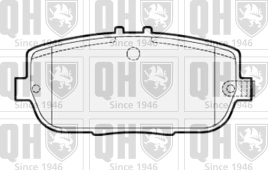 Quinton Hazell BP1521 - Bremžu uzliku kompl., Disku bremzes www.autospares.lv