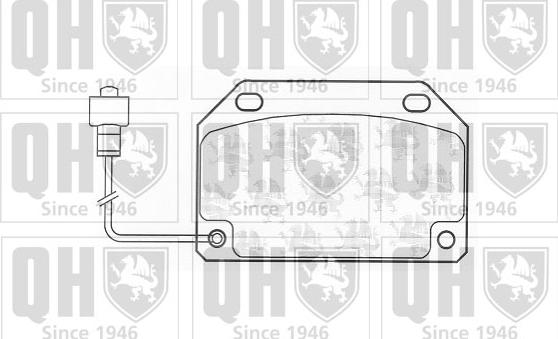 Quinton Hazell BP152 - Bremžu uzliku kompl., Disku bremzes www.autospares.lv