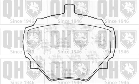 Quinton Hazell BP169 - Bremžu uzliku kompl., Disku bremzes www.autospares.lv