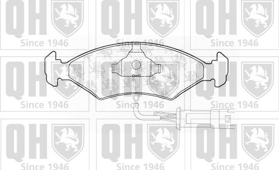 Quinton Hazell BP160 - Bremžu uzliku kompl., Disku bremzes autospares.lv