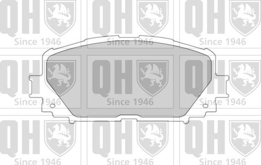 Quinton Hazell BP1617 - Bremžu uzliku kompl., Disku bremzes www.autospares.lv