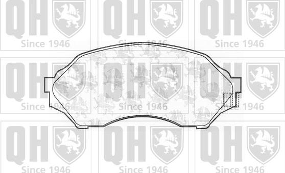 Quinton Hazell BP1094 - Bremžu uzliku kompl., Disku bremzes www.autospares.lv