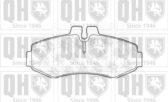 Quinton Hazell BP1096 - Bremžu uzliku kompl., Disku bremzes www.autospares.lv