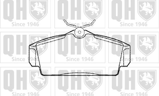 Quinton Hazell BP1097 - Bremžu uzliku kompl., Disku bremzes autospares.lv