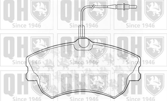 Quinton Hazell BP1065 - Bremžu uzliku kompl., Disku bremzes www.autospares.lv