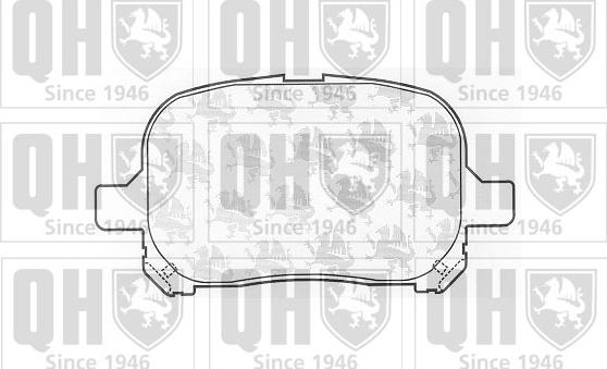 Quinton Hazell BP1060 - Bremžu uzliku kompl., Disku bremzes autospares.lv