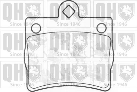 Quinton Hazell BP1062 - Bremžu uzliku kompl., Disku bremzes www.autospares.lv