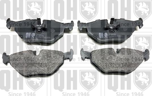 Quinton Hazell BP1009 - Brake Pad Set, disc brake www.autospares.lv