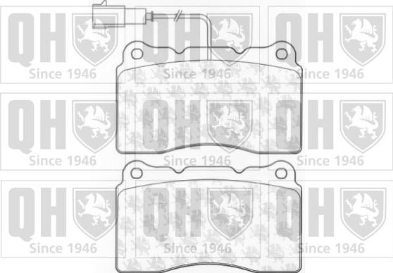 Quinton Hazell BP1080 - Bremžu uzliku kompl., Disku bremzes www.autospares.lv