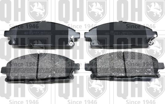 Quinton Hazell BP1081 - Brake Pad Set, disc brake www.autospares.lv