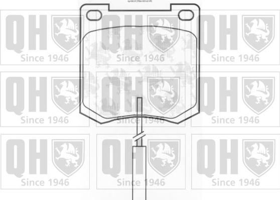 Quinton Hazell BP108 - Bremžu uzliku kompl., Disku bremzes www.autospares.lv