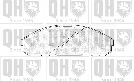 Quinton Hazell BP1036 - Bremžu uzliku kompl., Disku bremzes www.autospares.lv