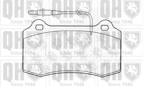 Quinton Hazell BP1029 - Bremžu uzliku kompl., Disku bremzes www.autospares.lv