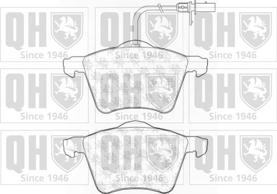 Quinton Hazell BP1199 - Brake Pad Set, disc brake www.autospares.lv