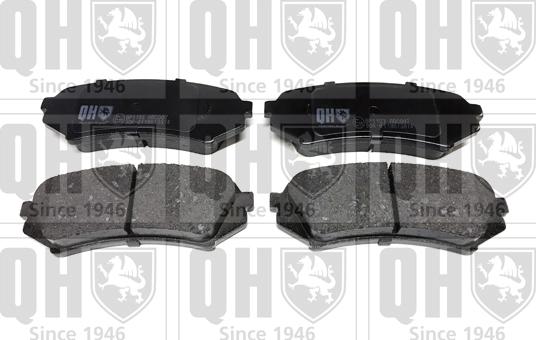 Quinton Hazell BP1193 - Brake Pad Set, disc brake www.autospares.lv