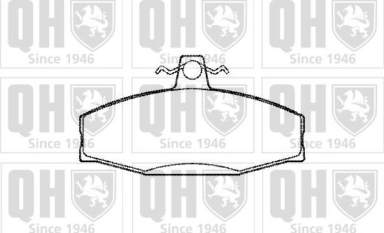 Quinton Hazell BP1133 - Bremžu uzliku kompl., Disku bremzes www.autospares.lv