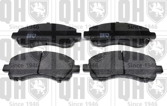 Quinton Hazell BP1179 - Brake Pad Set, disc brake www.autospares.lv