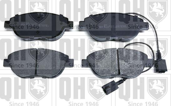 Quinton Hazell BP1853 - Brake Pad Set, disc brake www.autospares.lv